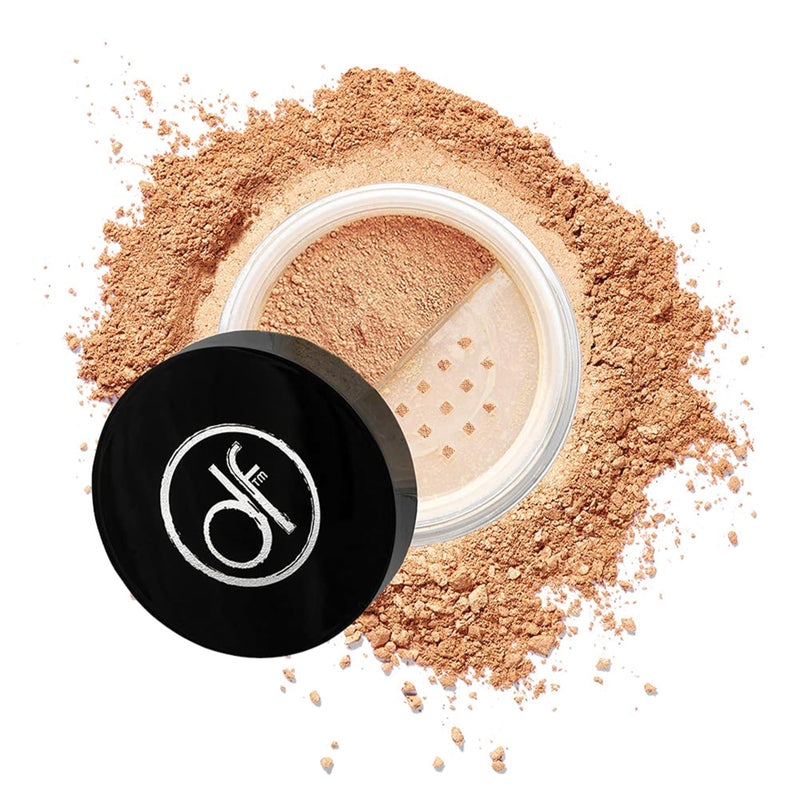 Dermaflage Mineral Powder Foundation - Full Coverage, Talc-Free & Lasting Matte Finish - Natural Ingredients with Antioxidants - Safe for Sensitive Skin & Made in USA - Bronze Medium - Image 1
